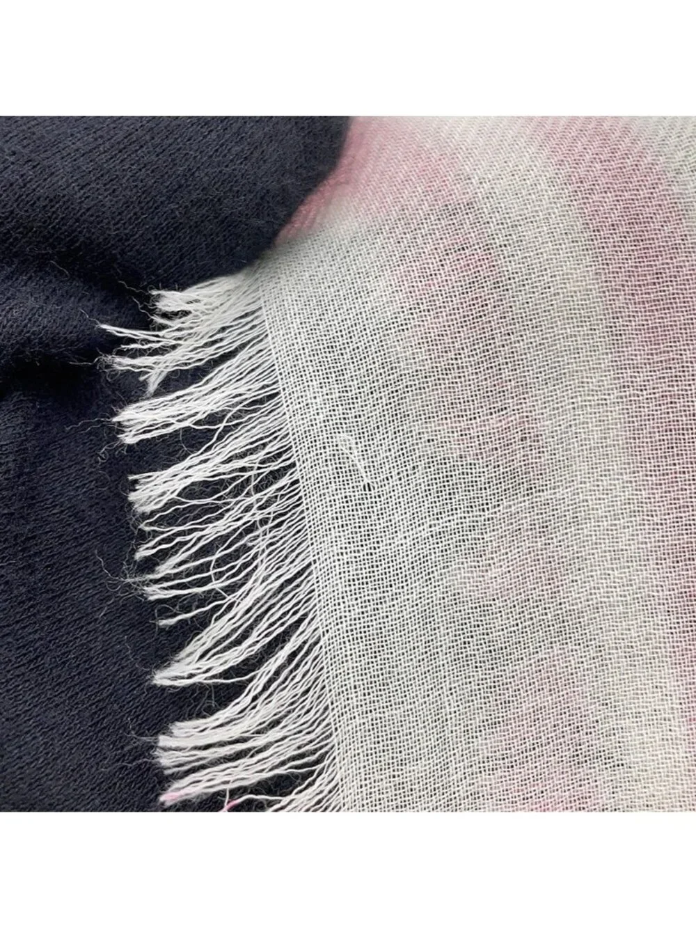 Chanel Scarf CC Logo Large Shawl Cashmere
